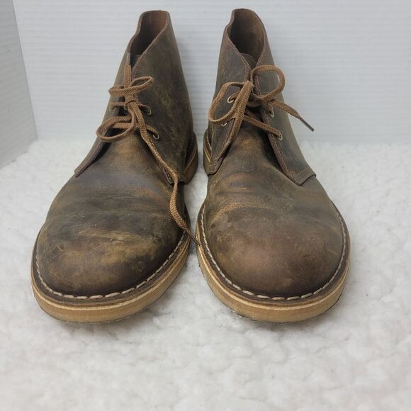 Clarks Bushacre 2 Lace-Up Men\'s Size 12 Desert Chukka Boot Brown main image 8